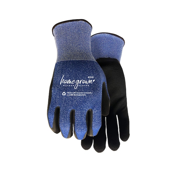 Watson Gloves Foam latex, Palm, Blue/Black, M 1 PR 318-M - main